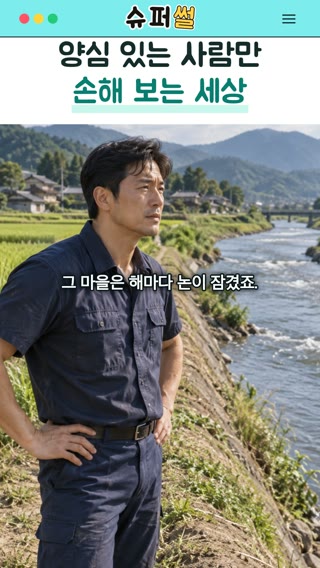 양심 있는 사람만 손해 보는 세상 영상의 한 장면
