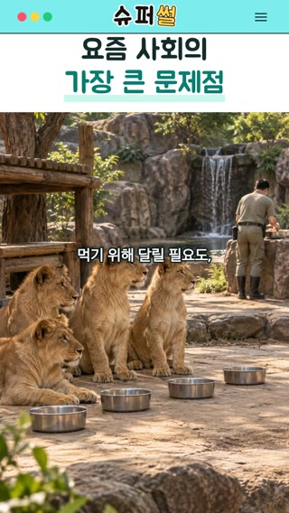 요즘 사회의 가장 큰 문제점 영상의 한 장면