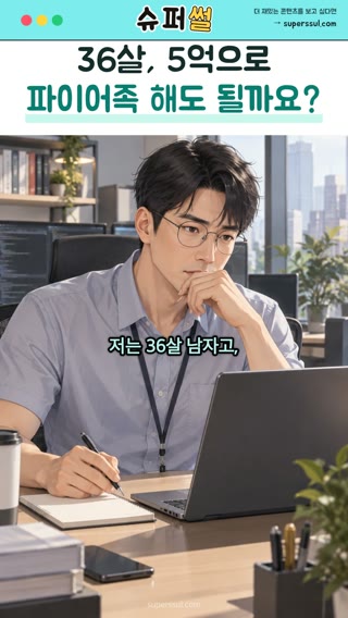 36살, 5억으로 파이어족 해도 될까요? 영상의 한 장면