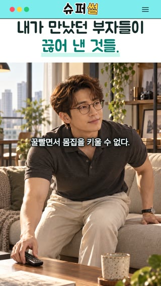 내가 만났던 부자들이 끊어 낸 것들. 영상의 한 장면